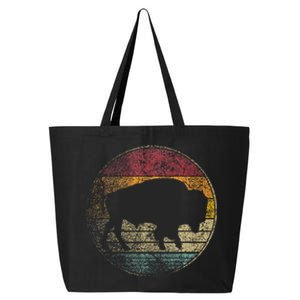 Buffalo Distressed Retro Bison Animal Lover 25L Jumbo Tote