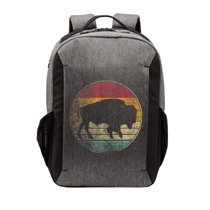 Buffalo Distressed Retro Bison Animal Lover Vector Backpack