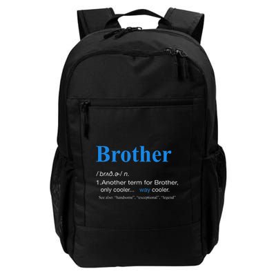 Brother Definition Retro Christmas Fathers Day Brother Backpack