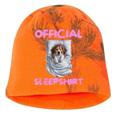 Beagle Dog Sleep Pajamas Apparel And Gifts Kati - Camo Knit Beanie