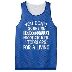 Babysitter Don't Scare Me Negotiate With Sitter Great Gift Mesh Reversible Basketball Jersey Tank