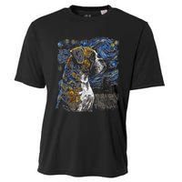 Boxer Dog Starry Night Dogs Lover Gifts Graphic Cooling Performance Crew T-Shirt