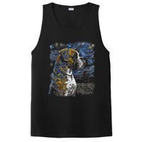 Boxer Dog Starry Night Dogs Lover Gifts Graphic PosiCharge Competitor Tank