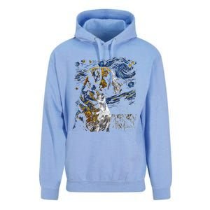 Boxer Dog Starry Night Dogs Lover Gifts Graphic Unisex Surf Hoodie