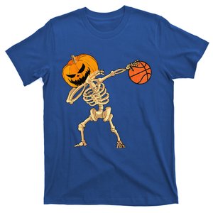 Basketball Dabbing Skeleton Halloween Basketball T-Shirt