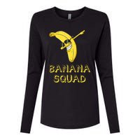 Banana Dabbing Sunglasses Smiling Face Fruit Lover Womens Cotton Relaxed Long Sleeve T-Shirt