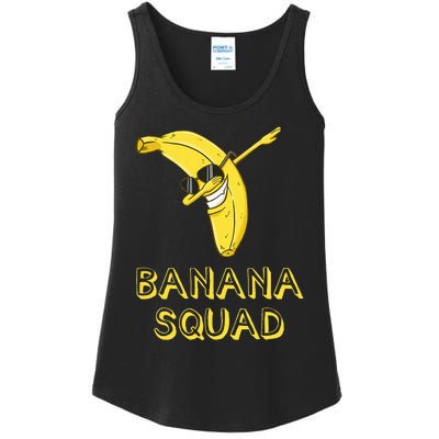 Banana Dabbing Sunglasses Smiling Face Fruit Lover Ladies Essential Tank