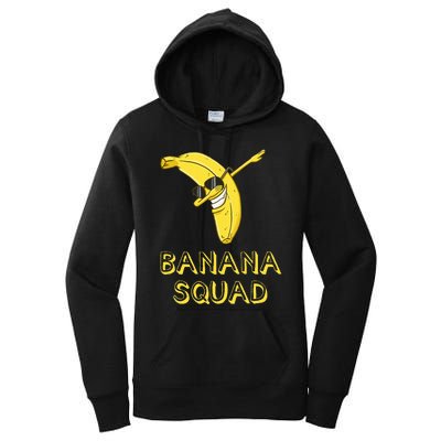 Banana Dabbing Sunglasses Smiling Face Fruit Lover Women's Pullover Hoodie