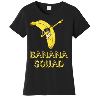 Banana Dabbing Sunglasses Smiling Face Fruit Lover Women's T-Shirt