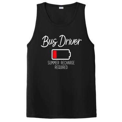 Bus Driver Summer Recharge Required Last day School PosiCharge Competitor Tank