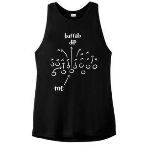 Buffalo Dip Super Funny Football For Women Sunday Ladies PosiCharge Tri-Blend Wicking Tank