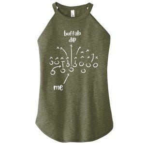 Buffalo Dip Super Funny Football For Women Sunday Women's Perfect Tri Rocker Tank