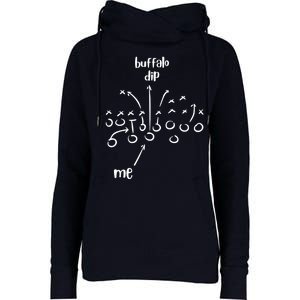 Buffalo Dip Super Funny Football For Women Sunday Womens Funnel Neck Pullover Hood