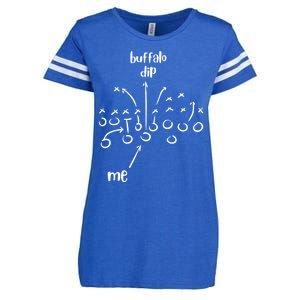 Buffalo Dip Super Funny Football For Women Sunday Enza Ladies Jersey Football T-Shirt