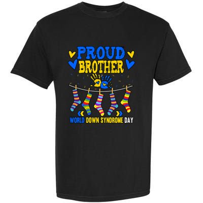 Brother Down Syndrome Awareness Garment-Dyed Heavyweight T-Shirt