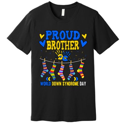 Brother Down Syndrome Awareness Premium T-Shirt