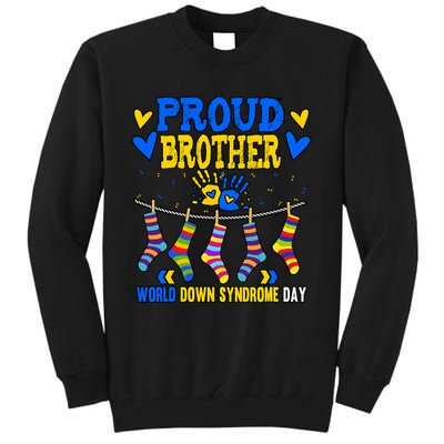 Brother Down Syndrome Awareness Tall Sweatshirt