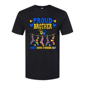 Brother Down Syndrome Awareness Softstyle CVC T-Shirt