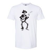 Banjo Dancing Skeleton Bluegrass Music Festival Softstyle CVC T-Shirt