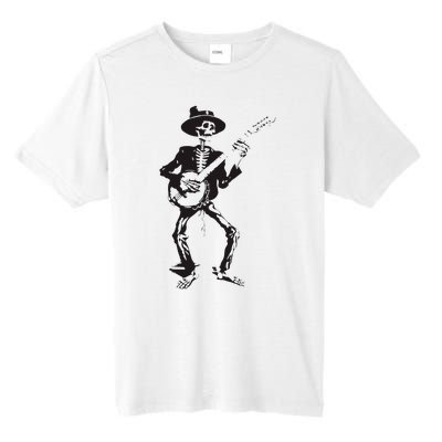 Banjo Dancing Skeleton Bluegrass Music Festival Tall Fusion ChromaSoft Performance T-Shirt