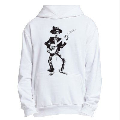 Banjo Dancing Skeleton Bluegrass Music Festival Urban Pullover Hoodie