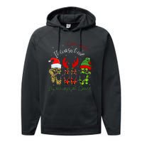 Ballet Dear Santa It WasnT Me IM Always At Dance Christmas Performance Fleece Hoodie