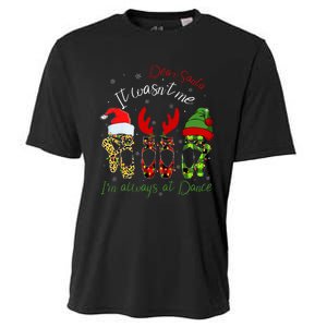 Ballet Dear Santa It WasnT Me IM Always At Dance Christmas Cooling Performance Crew T-Shirt