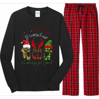 Ballet Dear Santa It WasnT Me IM Always At Dance Christmas Long Sleeve Pajama Set