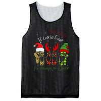 Ballet Dear Santa It WasnT Me IM Always At Dance Christmas Mesh Reversible Basketball Jersey Tank