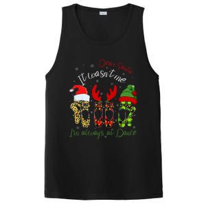 Ballet Dear Santa It WasnT Me IM Always At Dance Christmas PosiCharge Competitor Tank