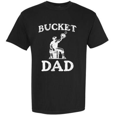 Bucket Dad Softball Dad Baseball Garment-Dyed Heavyweight T-Shirt