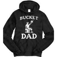 Bucket Dad Softball Dad Baseball Tie Dye Hoodie