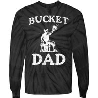 Bucket Dad Softball Dad Baseball Tie-Dye Long Sleeve Shirt