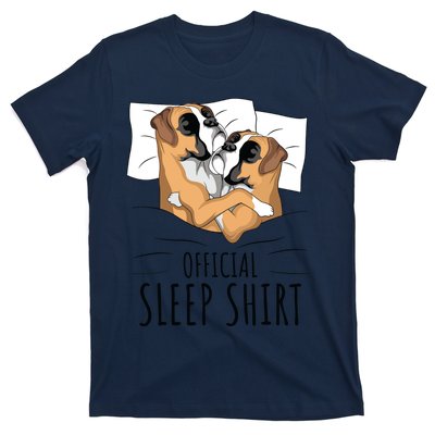 Boxer Dog Sleep Funny T-Shirt