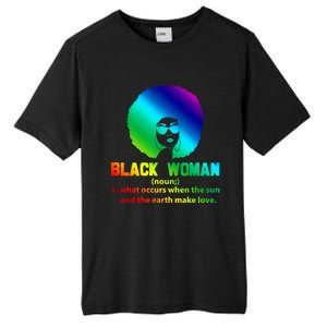 Black Definition Sun And Earth Love Black History Gift Tall Fusion ChromaSoft Performance T-Shirt