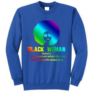 Black Definition Sun And Earth Love Black History Gift Sweatshirt