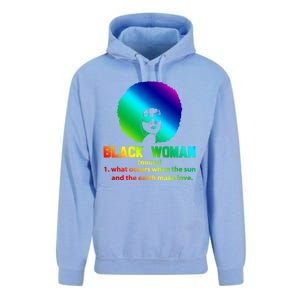 Black Definition Sun And Earth Love Black History Gift Unisex Surf Hoodie