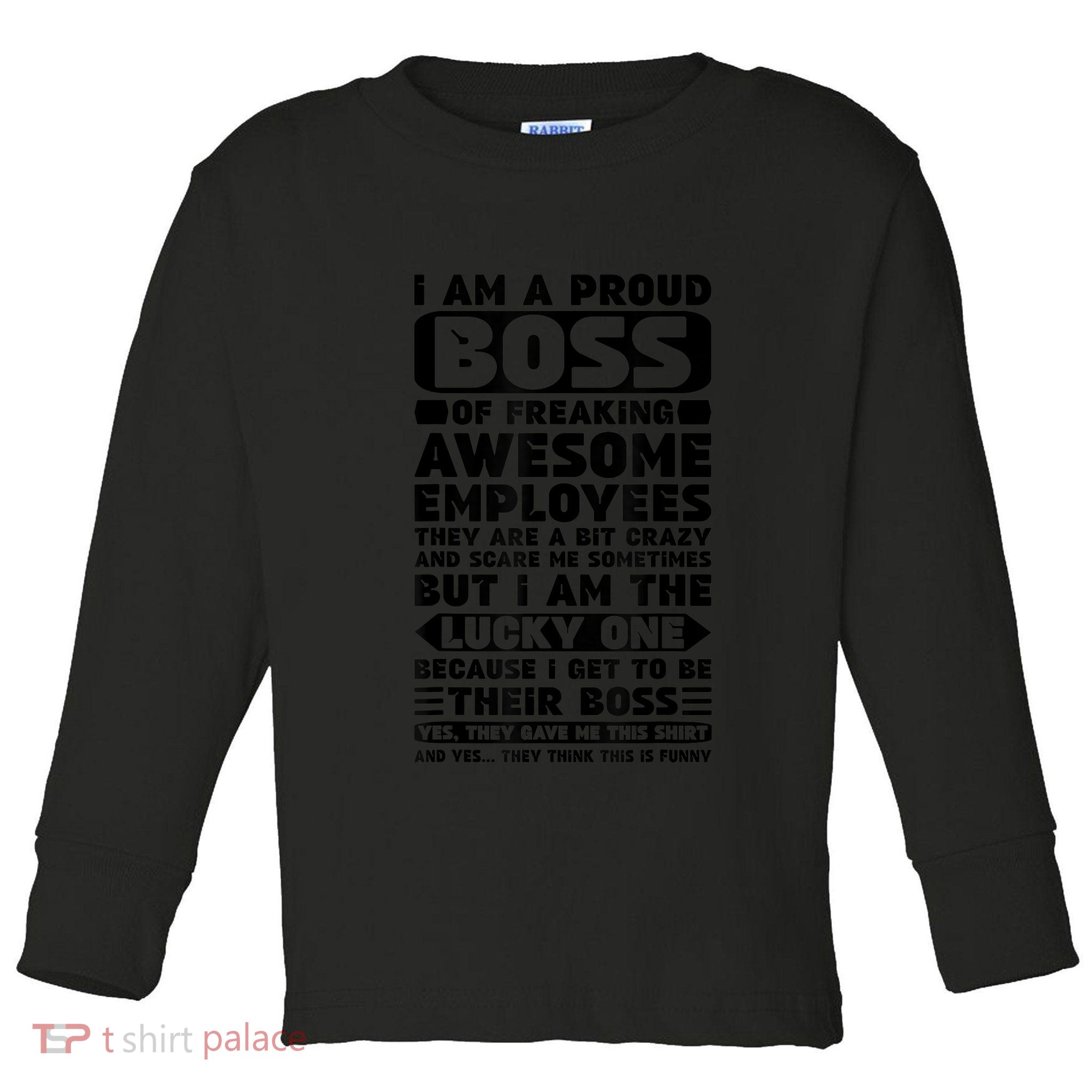 Boss Day Shirt Employee Appreciation Office Women Funny Toddler Long Sleeve Shirt