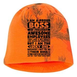 Boss Day Shirt Employee Appreciation Office Women Funny Kati - Camo Knit Beanie