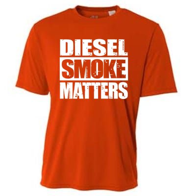 Black Diesel Smoke Matters Diesel Truck Owner Roll Coal Gift Cooling Performance Crew T-Shirt