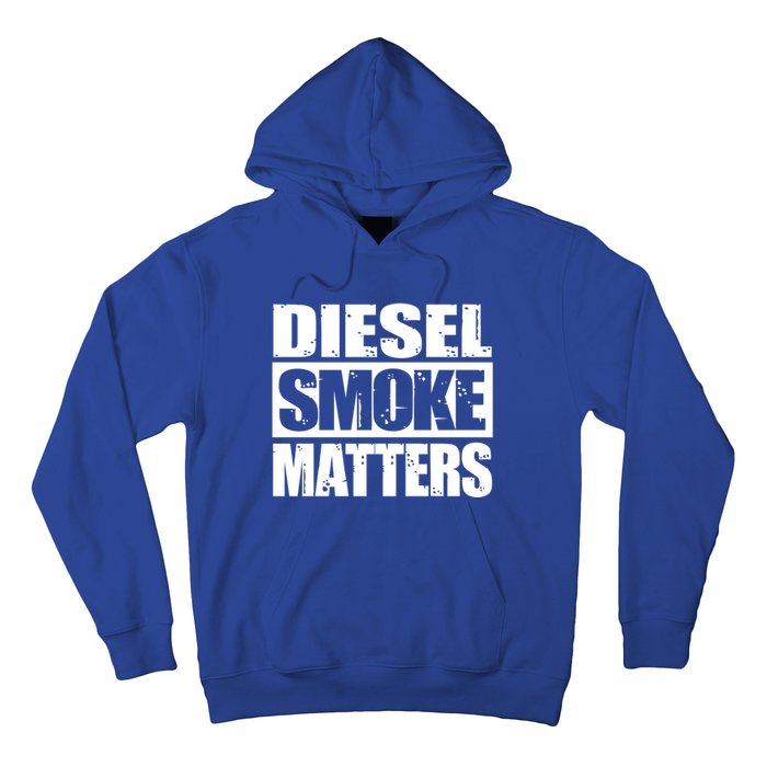 Black Diesel Smoke Matters Diesel Truck Owner Roll Coal Gift Hoodie