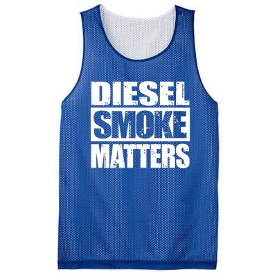 Black Diesel Smoke Matters Diesel Truck Owner Roll Coal Gift Mesh Reversible Basketball Jersey Tank