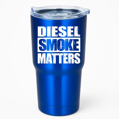 Black Diesel Smoke Matters Diesel Truck Owner Roll Coal Gift Tumbler