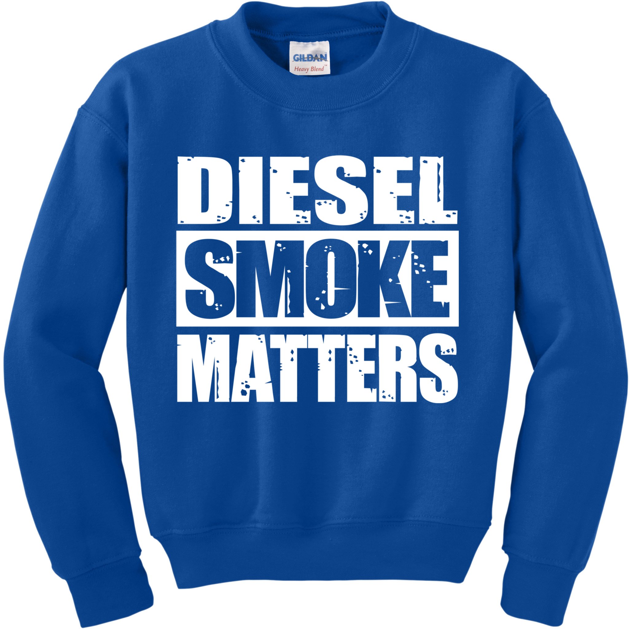 Black Diesel Smoke Matters Diesel Truck Owner Roll Coal Gift Kids Sweatshirt