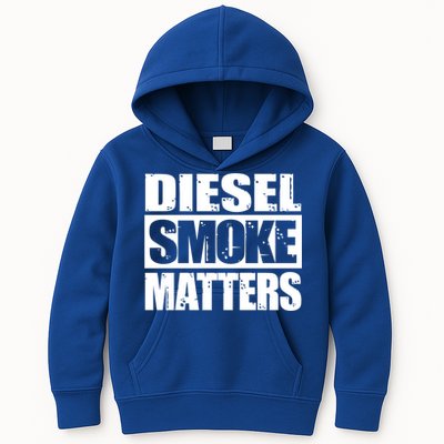 Black Diesel Smoke Matters Diesel Truck Owner Roll Coal Gift Kids Hoodie