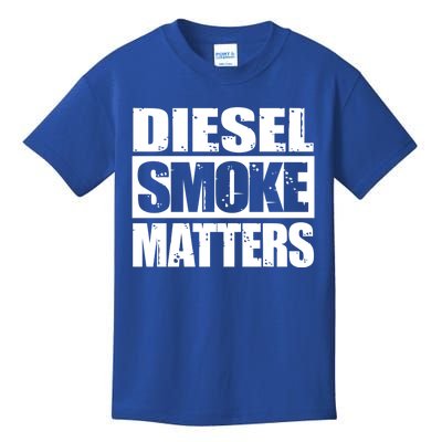 Black Diesel Smoke Matters Diesel Truck Owner Roll Coal Gift Kids T-Shirt