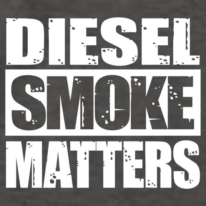 Black Diesel Smoke Matters Diesel Truck Owner Roll Coal Gift Vector Backpack