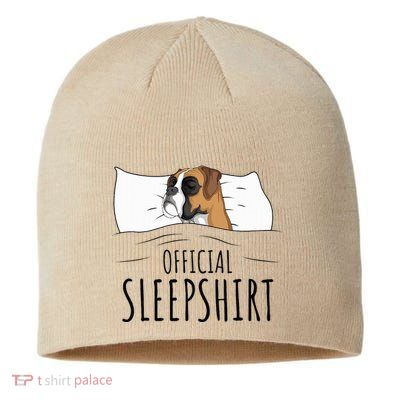Boxer Dog Sleepshirt Sustainable Beanie