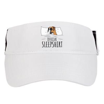 Boxer Dog Sleepshirt Adult Drive Performance Visor