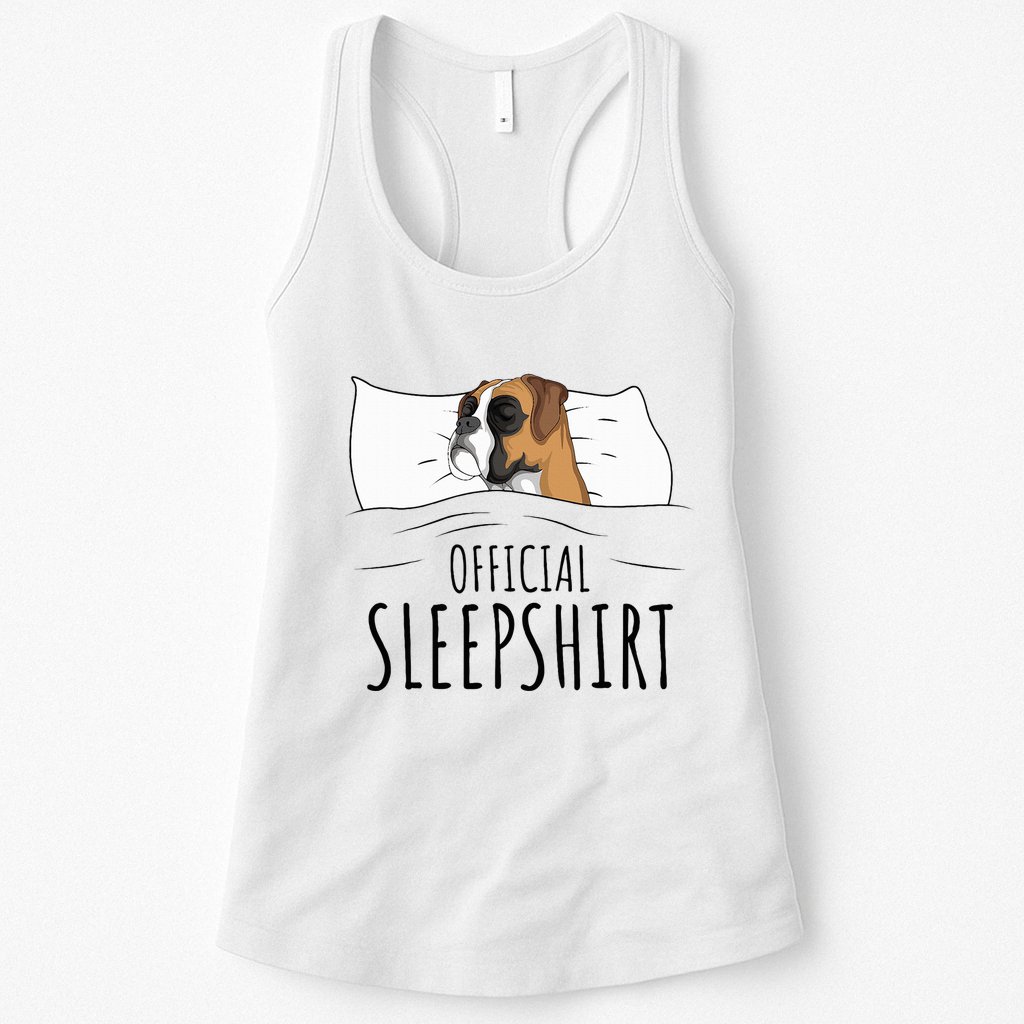Boxer Dog Sleepshirt Womens Tank Top